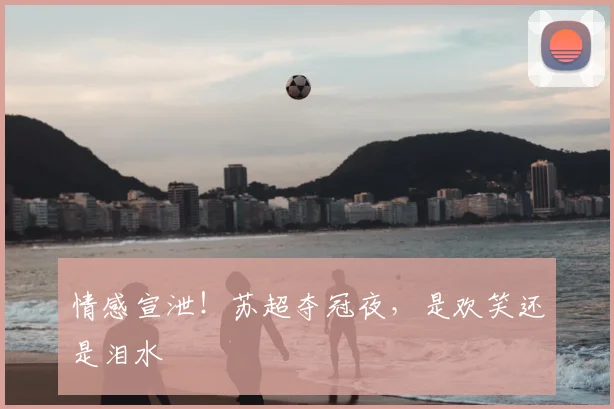 情感宣泄！苏超夺冠夜，是欢笑还是泪水